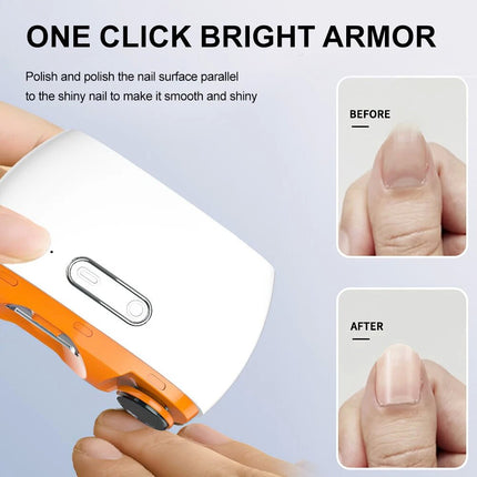 Electric Toe Nail Clippers Automatic With Light Trimmer USB Rechargeable