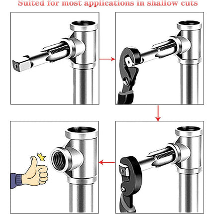 5Pc HSS Taper BSP Pipe Thread Tap Set HSS Screw Cutting 1/8" 1/4" 3/8" 1/2" 3/4"