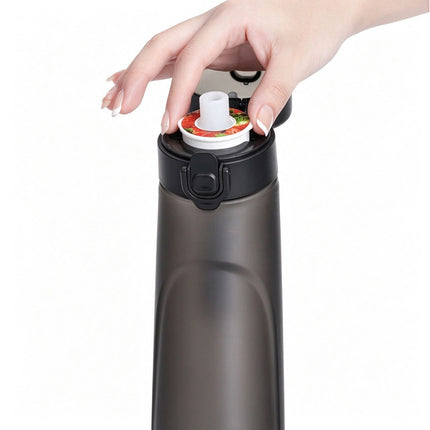 650ml Scent Water Bottle with 7 Fruit Scent Pods, Scent Flavor Drinking Bottle