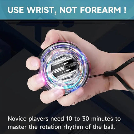Auto Start LED Wrist Ball Gyro Arm Hand Trainer for Daily Exercise