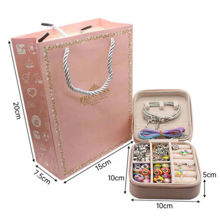 Charm Bracelet Making Kit, Jewelry Arts and Crafts DIY Handmade Gift Set