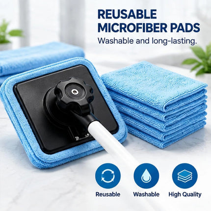 Dual  Car Windshield Cleaner, Double-Sided Window Cleaning Tool