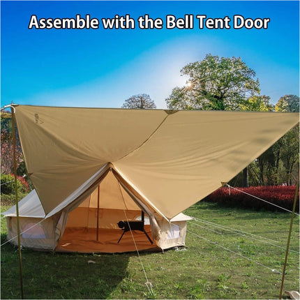 Waterproof Outdoor Camping Tarp Rain Fly Tent for Canopy Hammock Hiking Cover