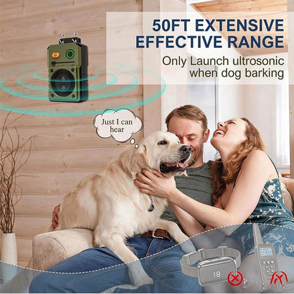 Outdoor Anti Bark Device Ultrasonic Dog Barking Control Stop Repeller Trainer