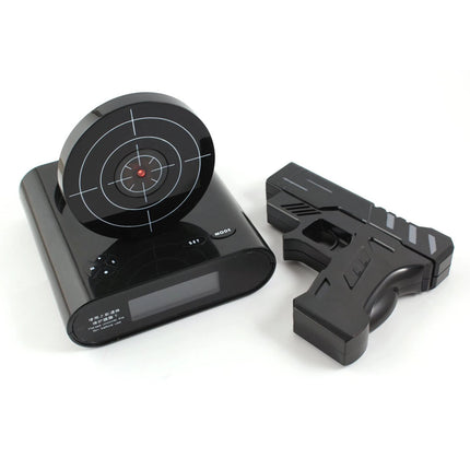 Laser Target  Shoot to Stop Game Alarm Clock LCD Screen Target Toys Gifts AU