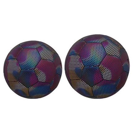 Size 4/5 Light Up Soccer Ball Glow in The Dark Night Training Game Ball