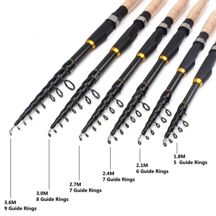 1Pcs Spinning Fishing Rod Telescopic Fishing Rod Fishing Pole Fishing Rod