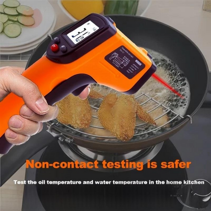 Infrared Thermometer Non-Contact Digital Temperature Meter for Cooking BBQ Kitchen