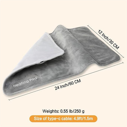 USB Heating Pad Portable Graphene Electric Heating Pad 5V Machine Washable Soft Warmer Pads