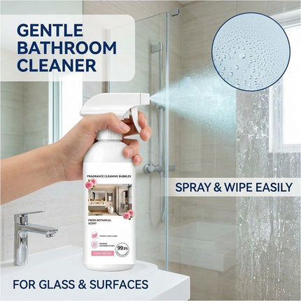 2Pcs Multi Purpose Bathroom Cleaner Spray,Limescale Remover,Mild Formula,Fresh Scent