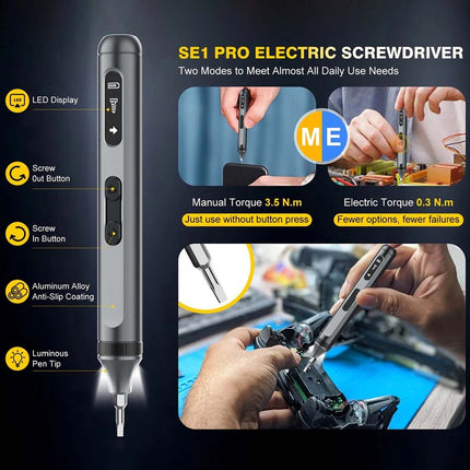 Mini Electric Screwdriver 50-in-1 Set – Cordless, Rechargeable, Precision Bits for Home & DIY