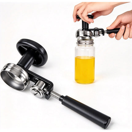 Manual Can Sealer Stainless Steel Sturdy Leakproof Food Preservation for 55mm