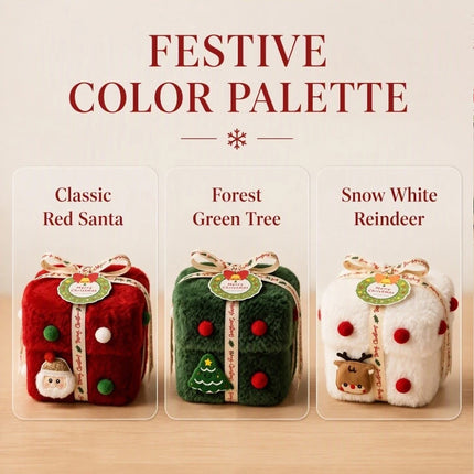 Velvet Gift Box Christmas Packaging Box Velvet Candy Box Christmas Eve