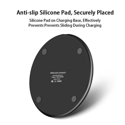Wireless Charger 15W Fast Charging Pad For iPhone Samsung Android