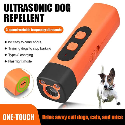 Long-range Ultrasonic Rechargeable Dog Bark Deterrent and Behavior Adjuster