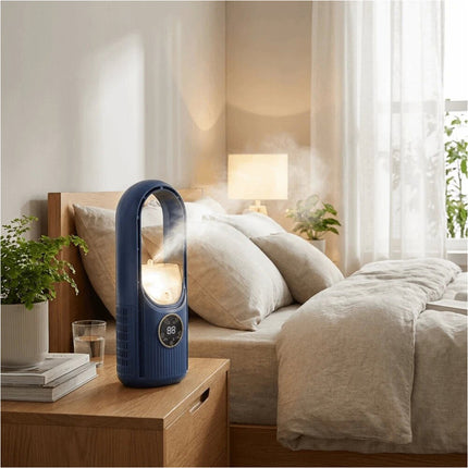 USB Spray Fan Desktop Air Cooler 6-Speed Portable Cooling Fan