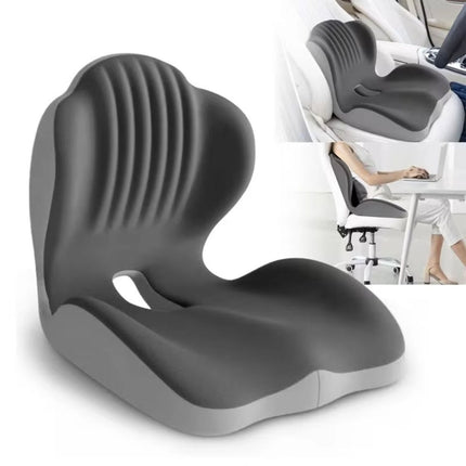 Memory Foam Seat Cushion w/Lumbar Support Pillow for Back & Sciatica Pain Relief