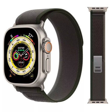 Dark Grey Trail Loop For Apple Watch Band Strap IWatch Series 10 SE 9 8 7 6 44/45/46/49mm Ultra