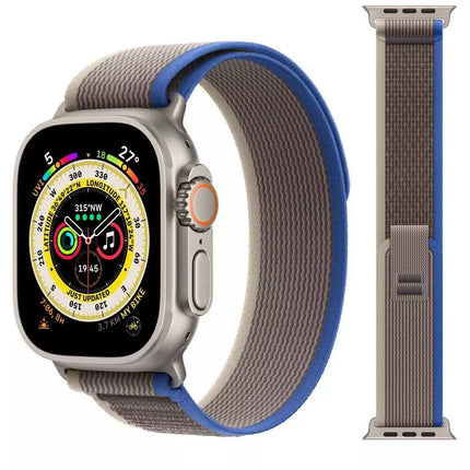 Blue/Grey Trail Loop For Apple Watch Band Strap IWatch Series 10 SE 9 8 7 6 38/40/41mm Ultra