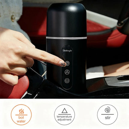 420ML Car Truck  Travel Electric Kettle Portable Coffee Tea Heated Cup