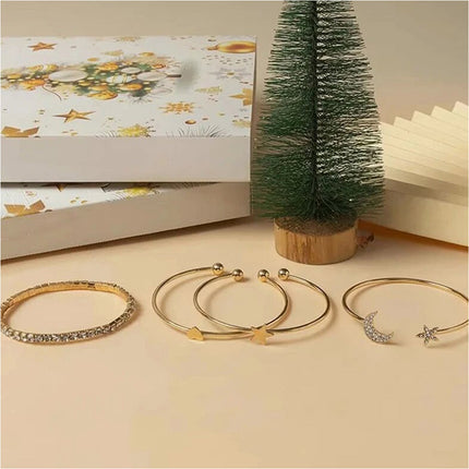 Jewelry Advent Calendar Christmas 24 Days Countdown Calendar Xmas Box Gifts