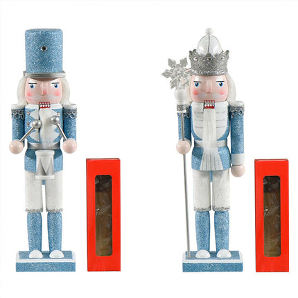 Wooden Nutcracker Soldier Gift Christmas Ornaments Xmas Party Decor 30cm