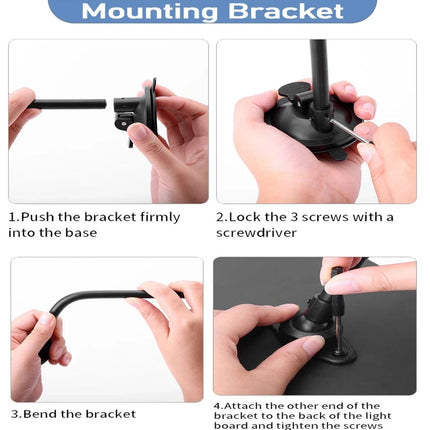 Paintless Dent Repair Removal Tool Checking Reflector Line Board With LED Light