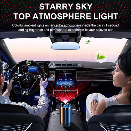 Smart Car Air Freshener USB Rechargeable Aroma Diffuser Scent Purifier