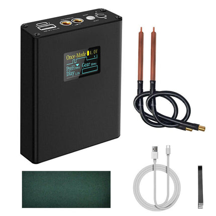 30 Gears Mini Spot Welder Machine Portable LCD Display Battery Welding Tool Kit