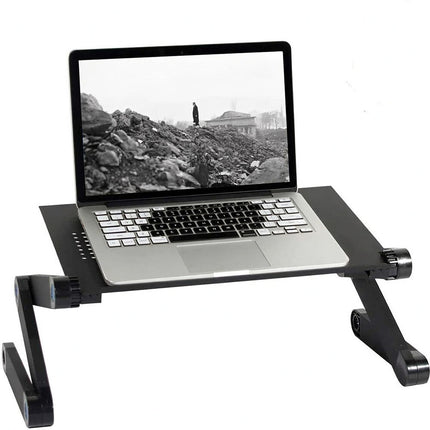 Laptop Stand / Desk-Portable Folding Aluminium Ergonomic Adjustable Height New