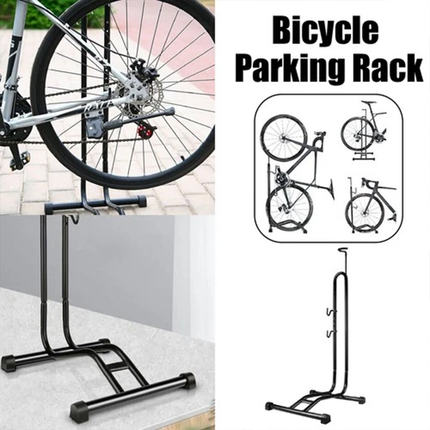 Bike Parking Stand Rack Floor Display L Frame Bicycle Holder Maintenance Storage