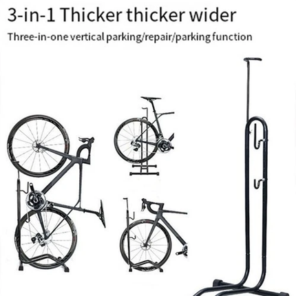 Bike Parking Stand Rack Floor Display L Frame Bicycle Holder Maintenance Storage