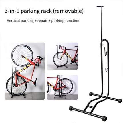 Bike Parking Stand Rack Floor Display L Frame Bicycle Holder Maintenance Storage