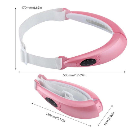 Electric V-Face Shaping Massage Face Lifting Slim Double Chin Removal Machine Pink