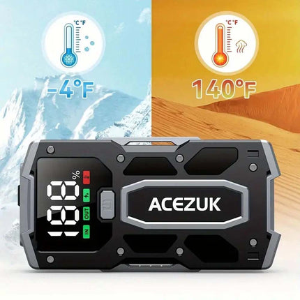 7000A Car Jump Starter Power Bank Pack Battery Booster Fast Charger Smart Cable