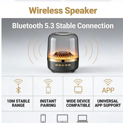 Bluetooth 5.3 Wireless Speaker Outdoor & indoor Portable Loud Stereo Speakers