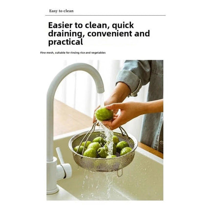 22CM Stainless Steel Vegetable Steamer Basket For Instant Pot Insert Steamer Basket