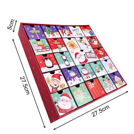 Christmas Advent Calendar Countdown DIY Making Kit Gift Santa Elf Decor