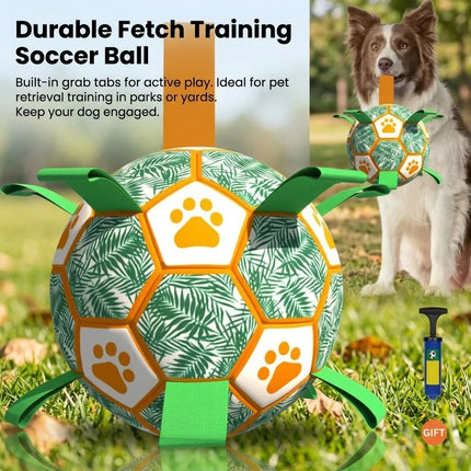 Dog Balls Indestructible Dog Soccer Ball Interactive Dog Ball Herding Ball Toys