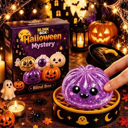 Halloween Spooky Steamers Dumpling Squishies, Slow Rising Squishy Dumplings