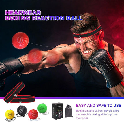Boxing Fight Ball With Head Band For Exercise Reflex Speed Training Punching
