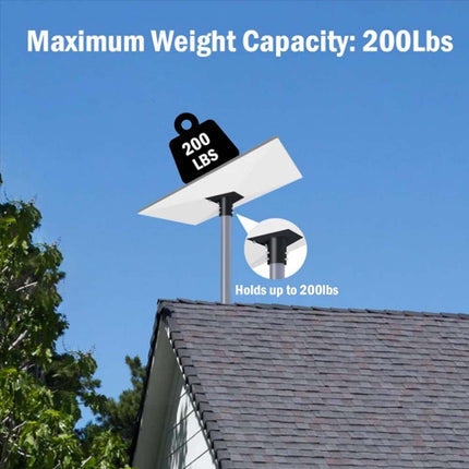 Gen 3 Mount for Starlink Wall/Roof Mounting Kit Standard Dish Pole Adapter Black