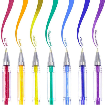 100 Colour Gel Pen Set Markers Art Painting Drawing Adult Colouring Book