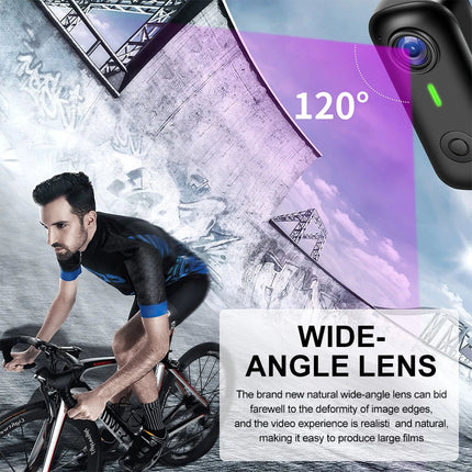 2K Portable  Action Camera Mini Thumb Camera For Cycling Sports Vlog