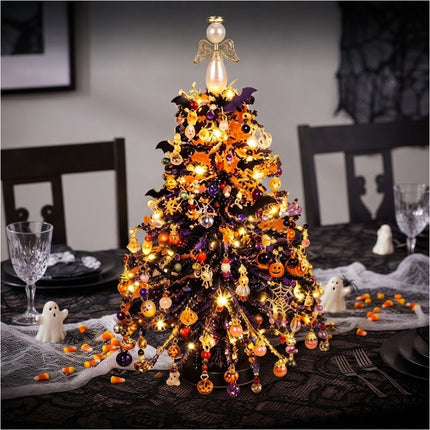 DIY Beaded Halloween Glow Set, Handmade Colorful Bead Ornament Making Set