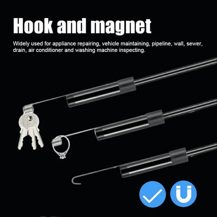 WIFI Endoscope HD 5MP Borescope Inspection Camera Waterproof For iPhone Android 2M