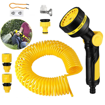 20m Expandable Garden Hose Flexible Water Pipe Set with 10-Pattern Spray Nozzle