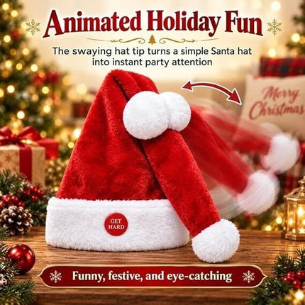 Merry Christmas Dancing Moving Santa Hat Party Funny Hat Xmas  Gift
