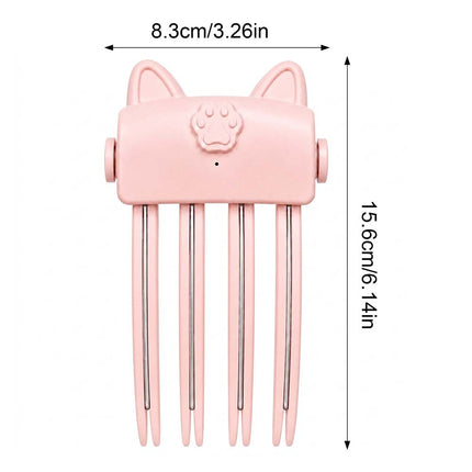 Electric Cordless Heated Hair Volume Clip- Root Clips for Curly Hair Volume Pink
