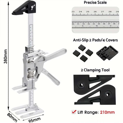 2-in-1 Hand Lifting Jack Tool Labor 360KG Saving Arm Lifter for Heavy Furniture